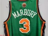 Сшитые на заказ редкие 2006 Stephon Marbury St Patricks Jersey XS-6XL Mens Throwbacks Баскетбольные майки Дешевые Мужчины Женщины Молодежь