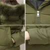 Novo moda de gola grande colarinho quente com capuz de outono jaqueta de inverno feminino algodão algodão acolchoado casaco curto casaco feminino 49