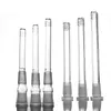 Cachimbas difusoras de vástago descendente 14-14 mm, 18-18 mm, 14 mm a 18 mm Vástago de vidrio macho-hembra para vasos de precipitados Bongs Tuberías de agua
