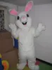 Weißes Kaninchen Maskottchen Kostüme Halloween Fancy Party Kleid Cartoon Charakter Karneval Weihnachten Ostern Werbung Geburtstag Party Kostüm Outfit