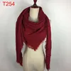 2018 Winter Triangle Scarf Tartan Cashmere Scarf Women Plaid Blanket Scarf New Designer Acrylic Basic Shawls 여성 스카프 랩 179 Color