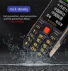 Unlocked Original K1 + Dubbel ficklampa Mobiltelefoner Stötskyddad Old Man Mobiltelefon Dual Sim Big Button Torch Long Standby Quad Band Outdoor Cellphone