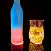 6cm LED-flaska Klistermärken Kustfestljus 4LEDS Klistermärke Flashing Lights för Holiday Bar Hemanvändning