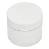 TOPPUFF Smerigliatrice per erbe per tabacco in metallo alluminio bianco con design delicato sulla pelle Smerigliatrici per erbe da fumo in metallo da 4 pezzi da 50 mm