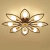 Plafonnier américain en fer au design minimaliste moderne, luminaire décoratif de plafond, idéal pour un salon, une salle à manger ou une salle à manger, 222d