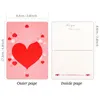 Love Shape Shape Rishmade Greeting Card Day Day Day Flower Shop Gift Card Свадебная карта карта романтические благодарственные открытки cfyl0232