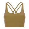 Bellissimi reggiseni sportivi da allenamento con spalline LU122 Donna Nakedfeel Reggiseni fitness yoga senza fili imbottiti Push Up Top atletici7094472