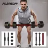 Barbells Albreda Ochrona środowiska Dumbbell Rod Universal Para Uchwytów Wydłużony 40/50 cm Akcesoria Nakrętki1