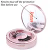 Magnetic Lashes 3D Faux Mink Waterproof 5 Magnet False Eyelashes 1 Pairs Natural Long No Liquid Eyeliner & tweezer Set DHL