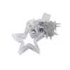 Rideau LED Star Light Star et Moon String Lampe de décoration étanche à l'étanche pour mariage, fête, lumière de Noël 10pcs