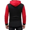 Mäns Tracksuits 2 Pieces Höst Running TrackSuit Men Zipper Hoodie Jacket Sweatshirt + Pants Sports Set Gym Kläder Herr Sportkläder Outfit 3