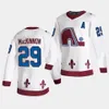 2021 Reverse Colorado Avalanche Nathan Mackinnon Cale Makar Gabriel Landeskog Joe Sakic Mikko Rantanen Home Away White Maroon Hockey Jerseys