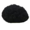 Noir homme Afro armure unité de cheveux humains toupet homme perruque de cheveux toupet naturel système de remplacement de cheveux humains postiches