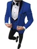 2021 Mens suit Groom Tuxedos Red Prom Wedding Men Suit Slim Fit Male Dress Formal Suit For Men Best Man 3pcs (Jacket+Pants+Vest)