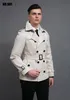 Men039S Trench Coats England Brand Style Beige Trenchcoat plus rozmiar 3xl męski płaszcz męski szczupły kurtka do prezentu19130451