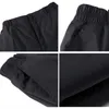 Мужские и женские пуховые брюки с высокой талией, модные утепленные прямые брюки на утином пуху, повседневные зимние штаны большого размера 5XL 201031