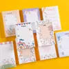 Memo Tearable Sticky Notes Pad Keer Student Planner Rabbit Stationery Cute Placed Kawaii Vellen Supplies Sticker School N Jjgdj1395192