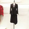 Genspring Card Suit Coats Reep Split Blazers Куртки верблюда черный Матч Старинные летние Blazer Женщины 201201