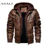 leather jackets for men hooded