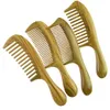 موك 50 قطع جديد وصول قسط الطبيعي الأخضر خشب الصندل مشط تخصيص شعار خشبي الشعر أمشاط للنساء الرجال