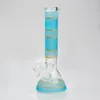 10 "Collectible Glass Beaker Bong Tobacco Vattenrör Hookahs Bongs Ice Catcher 5mm Tjock Rökning Olja Dab Rigs Bubbler Rör med 14mm skål