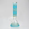 10 "소장 유리 비커 봉토 물 파이프 물 담뱃대 봉스 아이스 포수 5mm 두꺼운 흡연 오일 Dab rigs Bubbler 파이프 14mm 그릇