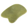 1 Uds. Tabla de masaje de SPA para el cuerpo Facial cuidado de la salud piedra de Jade Natural Gua Sha Tool291h
