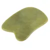 1pcs 얼굴 바디 스파 마사지 보드 건강 관리 자연 옥 돌 Gua Sha 도구