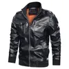 Veste en cuir simili cuir pour hommes manteaux pour hommes PU décontracté moto motard homme d'affaires automne hiver veste en fausse fourrure épais polaire coupe-vent coupe ajustée 220913