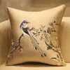 Fijne borduurwerk vlinder vogels bloem sofa stoel kussen kussen 35x50cm 40x60cm kantoor thuis decoratieve rugleuning Chinese lumbale kussenslopen