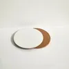 Sublima￧￣o de sublima￧￣o DIY Blank Coaster de madeira de corti￧a PADS