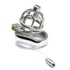 Dispositivo de castidad NXY, anillo para pene de acero inoxidable masculino, jaula para pene, cinturón de bloqueo de metal con catéter uretral, Bondage, juguetes sexuales para hombres Cc2061221