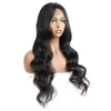 Ishow 13*1 Transparent Lace Front Wigs T Middle Part Wig Loose Deep Straight Human Hair Wigs Peruvian Curly Malaysian Body Water for Women All Ages Natural Color