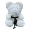 Drop Valentine039s Presentes Diamante Teddy Rose Bears 40cm Flor Artificial Ursos Para Meninas Presentes de Natal7415890