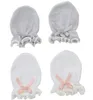 Nowe bawełniane rękawiczki dla niemowląt nowonarodzone rękawiczki Bowknot Princess Infant Rękawiczki małe rękawiczki Nowarodne mittens pary Scratch Mittens 01Y B21821899