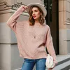 Simplee Autumn winter o-neck women knitted sweater Casual long sleeve button female sweater Fashion loose ladies pullover jumper LJ201113