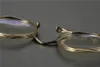 Squisite montature rotonde in stile retrò per uomini e signori occhiali full frame in metallo con gambe a specchio tartarugate5701294