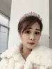 Handmade Sliver Wired Hairband Crystal Hairbands Crown Hair Clips For Women Halo Crystal Crown Natural Stone Hair Ornaments Y190612673