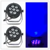 10 pcs Casamento LED PAR LAN O PARTIDO DE EVENTO DE DMX Ao Ar Livre À Prova D 'Água 7x18W 6in1 RGBWA UV Outdoor LED PAR UV Slim PAR Luz