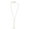 1 pcs simples colar feminino triângulo água gotas borla ouro prata cor colar mulheres casamento festa jóias presente