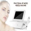 2021 Ny designerhandtag med 4 tips Fraktionell RF Mikroronedle Machine Facial Care Body Slimming Stretch Marks Removal Machine Gratis DHL
