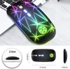 Souris lumineuses A20 souris sans fil Rechargeable USB 2.4Ghz ordinateur Mause Gamer ergonomique rvb souris de jeu silencieuse pour PC portable