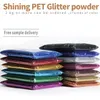 Fabriek Hele Glitter Poeder PET 24 Kleuren Bulk Glitter 0110mm 1.00G Verpakking Nagelleer Decoratieve Glitter Grondstof8071190