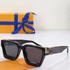 2022 Season Colors Millionaire Sunglasses Fashion Trend Orange Sunglasses Z1165W Thickened Square Frame Ladies Shopping Party Vacation Designer SUN Glasses