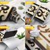 15*500cm/roll Geometric Pattern Waist Lines Self -Adhesive Waterproof Removable Wall Border Stickers for Home Decoration