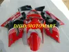 Kit de lajes de molde de injeção para Kawasaki Ninja ZX 6R 600CC 03 04 ZX6R 636 2003 Fairings Quentes Vermelhos Conjunto ZX449