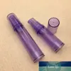 50 pièces 10ML 5ML bouteille pompe à Lotion sans air vide rechargeable crème pour les mains bouteille à pompe à Lotion violette