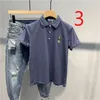 T 셔츠 짧은 슬리브 남성의 여름 새로운 2020 단색 라운드 목 반 소매 트렌드 INS 브랜드 LJ200827