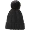 2020 أزياء النساء الفراء بوم بوم الشتاء محبوك قبعة الدافئة لينة الجماعات القهوة القابلة للإزالة قبعة الشعر السيدات الفتيات الصوف القبعات