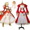 Судьба / дополнительная судьба Гранд Заказать Фего Nero Claudius Princess Cosplay Costume платья